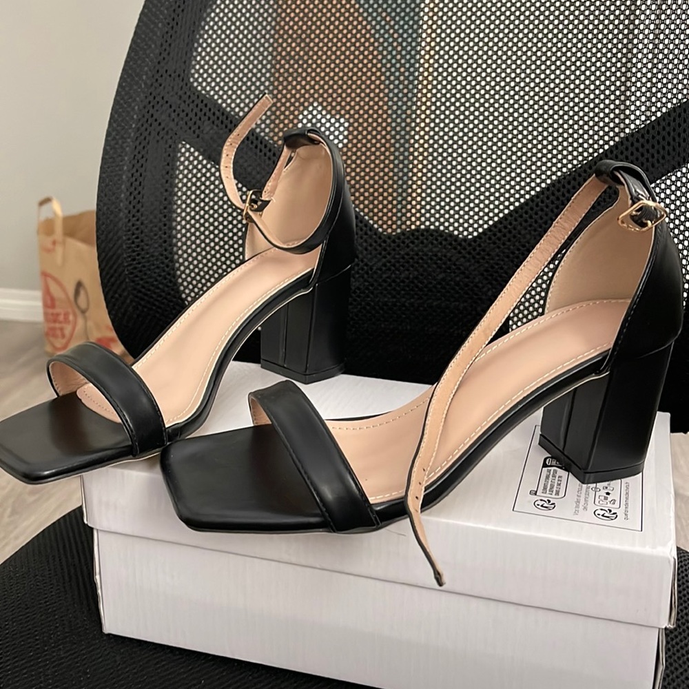 Black heels from shein